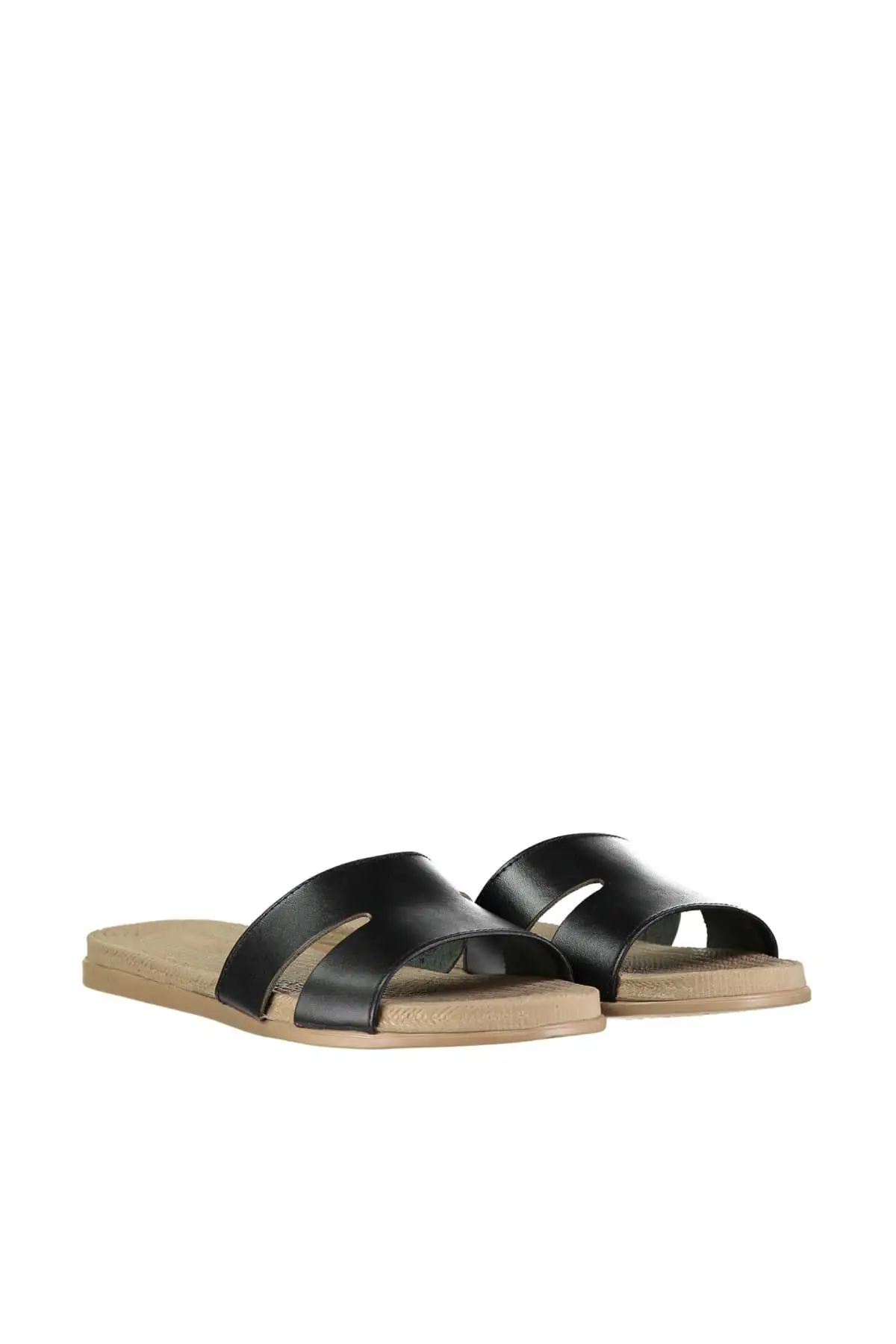 Trendyol Genuine Leather Black Women 'S Slippers TAKSS19RZ0004 | Обувь
