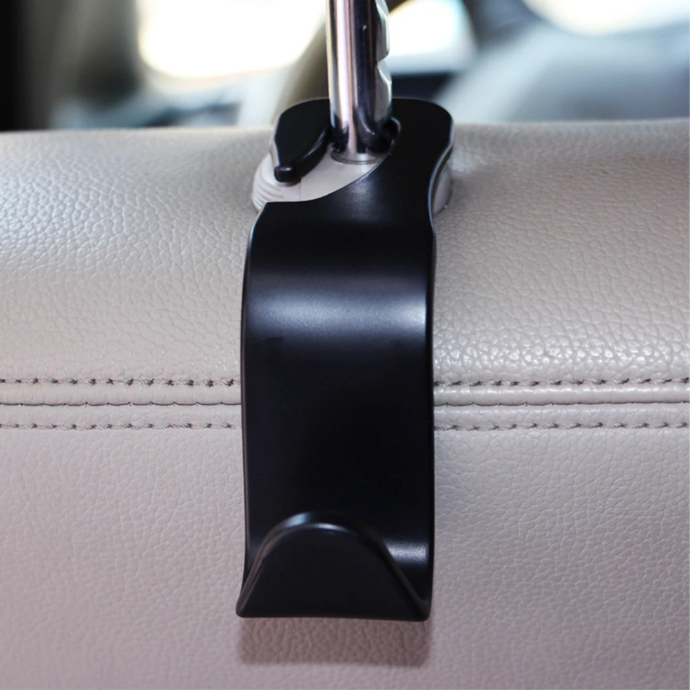 

4 Pcs PP Car Vehicle Back Seat Headrest Hook Hanger Storage for Bag Handbag Car Hanger Storage Best Design