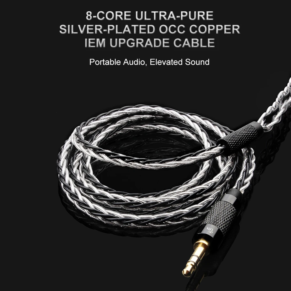 Лучшие предложения лампа указателя 8 Core с серебряным покрытием кабель HIFI