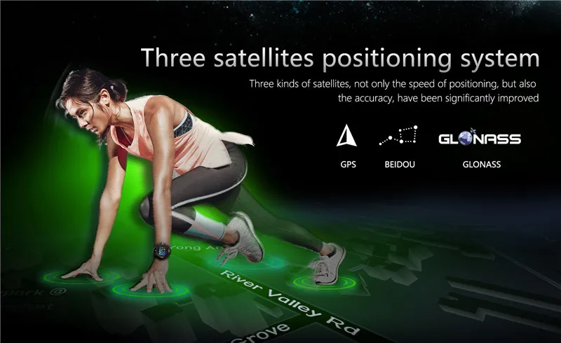 9 Tong gps умные часы IP68 водонепроницаемые Монитор скорости мульти спортивный режим