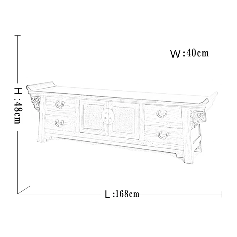 Meuble тумба под ТВ для гостиной cassettiera legno armario деревянная мебель хранения шкафа