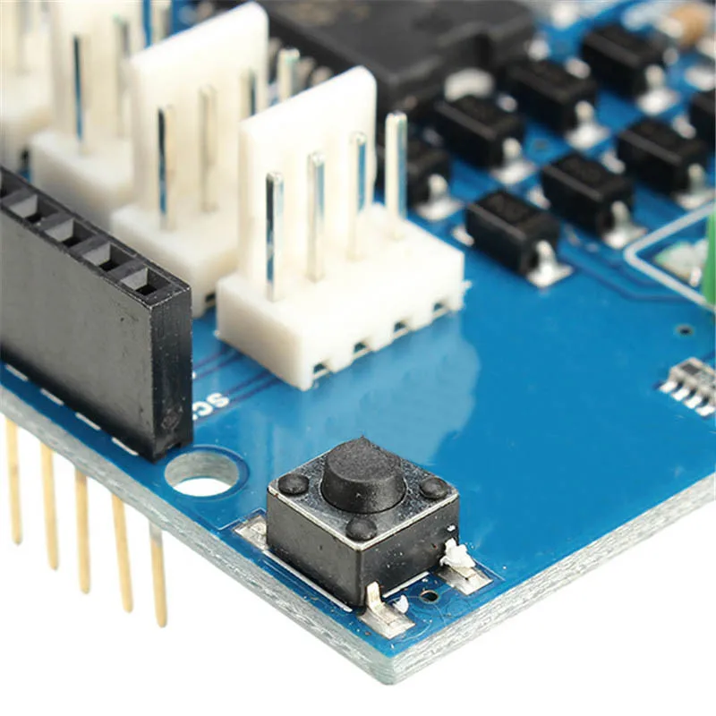 L298P 4A Двухканальный драйвер двигателей модуль Щит двигателя R3 для Arduino 5V ~ 12V