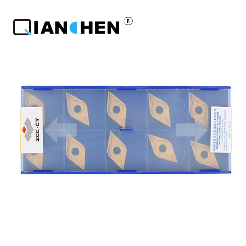 

Оригинальные ZCCCT 10 шт. высококачественные Высокопроизводительные высокопрочные ЧПУ промышленные DNMG150404-DM YBC251 карбидные вставки