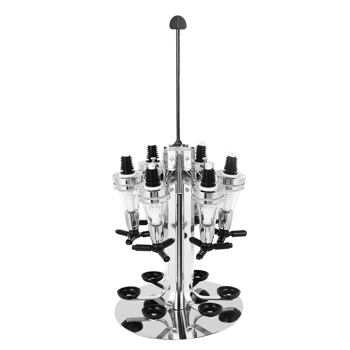 Винного пива с 6 головками диспенсер для ликера Коктейльная бутылка настольная