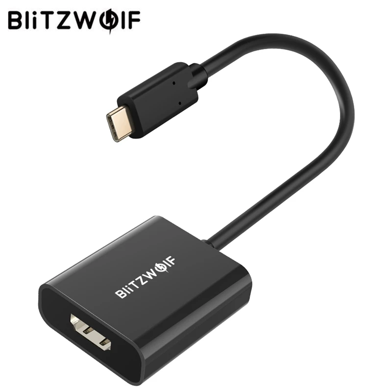 BlitzWolf BW TH2 type C до 4 к 1080 P hdmi мультимедиа интерфейс Женский адаптер конвертер видео