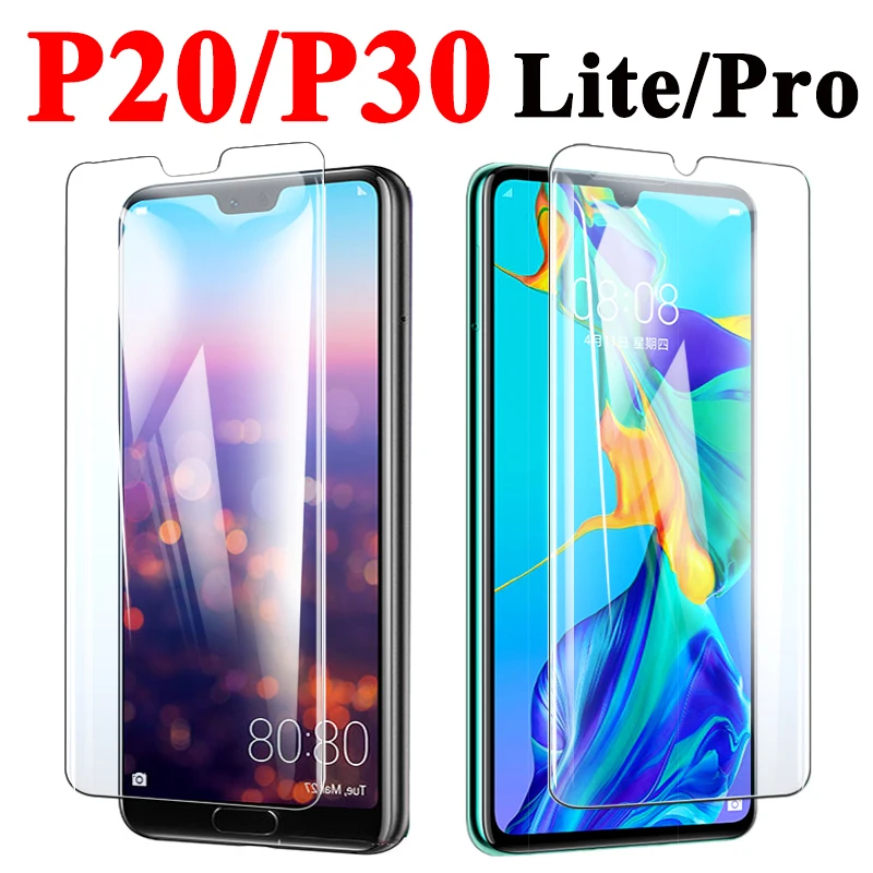 Закаленное стекло P30 Lite для Huawei Защитная пленка P 20 30 Pro защита экрана Hauwei p легкая