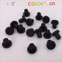t type solid 2 5mm 2 5 2 2 2 3 332 mm high temp black transparent soft round rubber silicone plug stuffy head stuffy cover cap