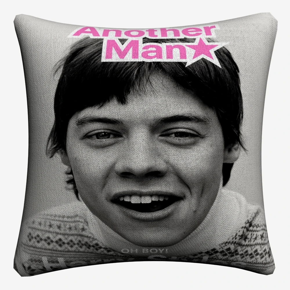 Harry Styles Another Man Fashion Decorative Linen Cushion Covers For Sofa 45x45cm Cotton Throw Pillow Case Home Decor Almofada | Дом и сад