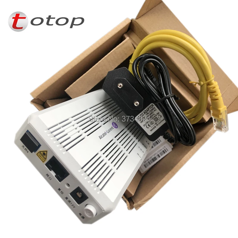 5 шт./лот Оригинальный сотовый телефон Alcatel Lucent Bell GPON ONU ONT I 010G с 1GE порт SC/UPC