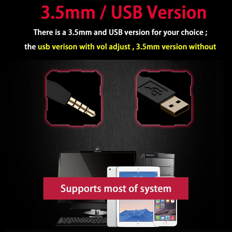 karaoke usb 3 5mm microphone wired condenser studio microphone for computer pc laptop gaming audio flexible professional mic free global shipping