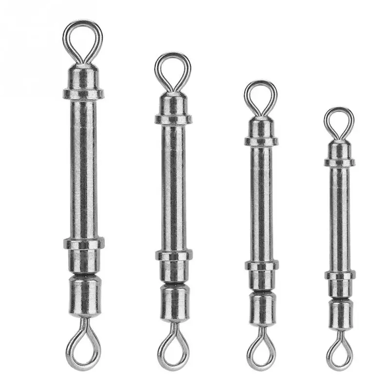 HURRISE 10 шт. эластичные рыболовные Вертлюги защелкивающиеся крючки вращающиеся