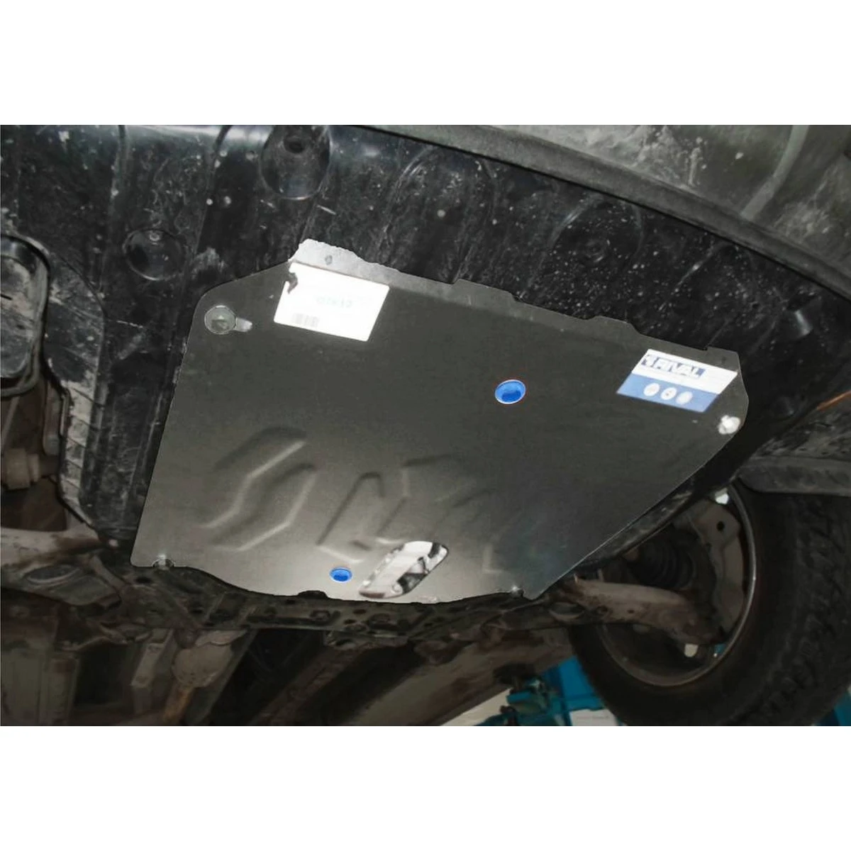 Защита картера и КПП Rival 333.2341.1 (для Hyundai Grand Santa Fe V 2.2d 3.3 2014 2016/Hyundai 2016 н.в./Hyundai 2.4 2012