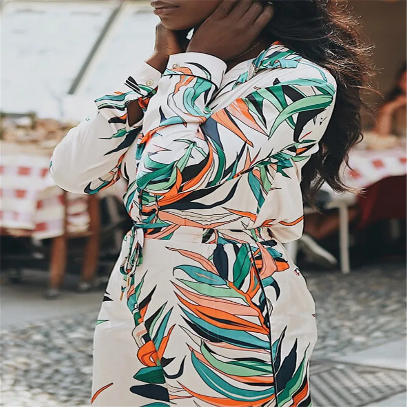 Женский комбинезон с длинным рукавом и глубоким V-образным вырезом | Женская