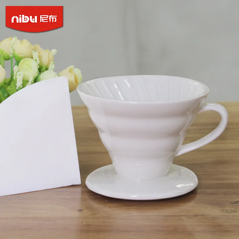 Керамический кофейный капельный двигатель V60 стильный Перколятор чашка с