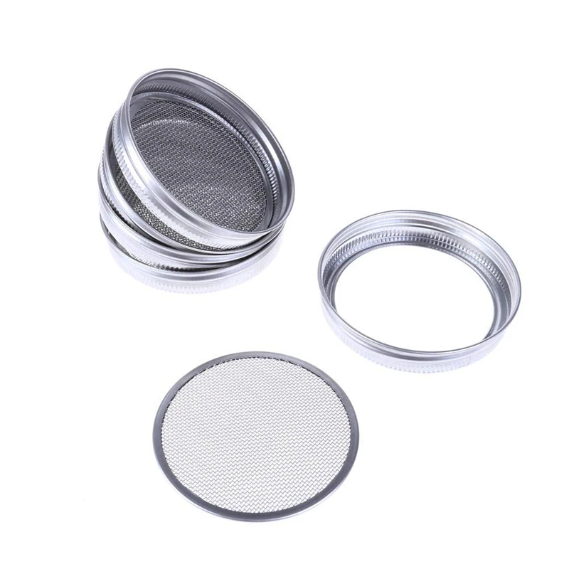 5 упаковок банки из нержавеющей стали для выращивания брокколи линзы