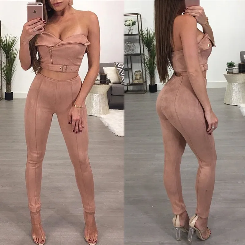 Slaygirl/летний комплект из двух предметов топ и штаны Женский 2 сексуальная