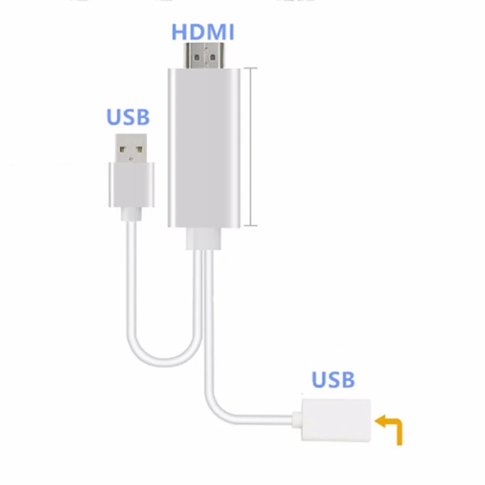 2018 высокая скорость Turnning к HDMI мобильный телефон подключения ТВ передачи линии