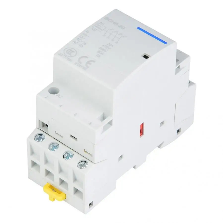 Бытовой контактор переменного тока 4P 4NO 20A 24V 220V/230V 50/60Hz|Замыкатели| |