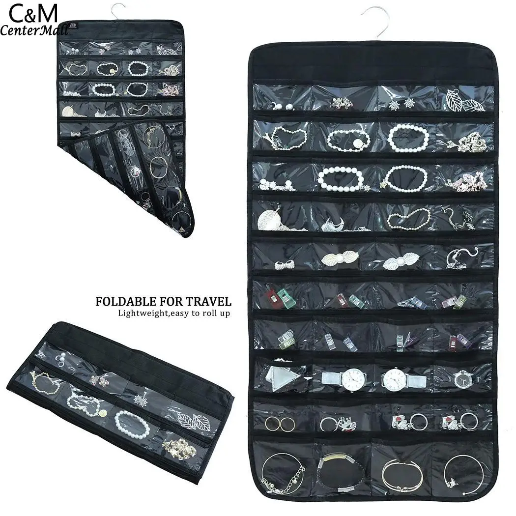 Многофункциональная 80 сеток двухсторонняя Ювелирная маленькая витрина для