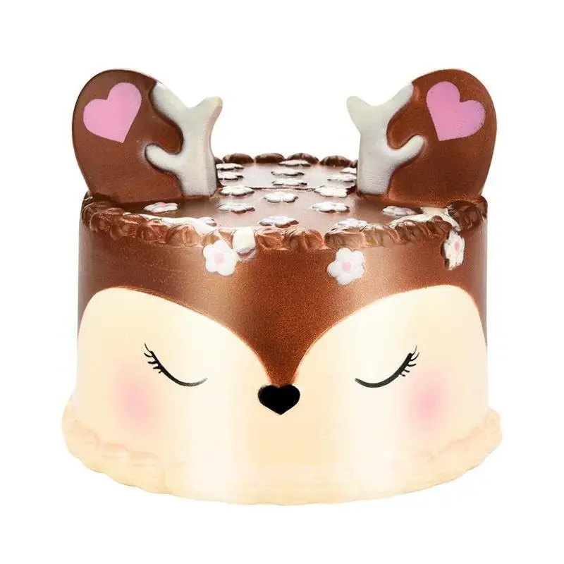 18 новейший коврик с запоминанием формы Jumbo 11 см Kawaii Dream Elk Deer Cake ароматизированный