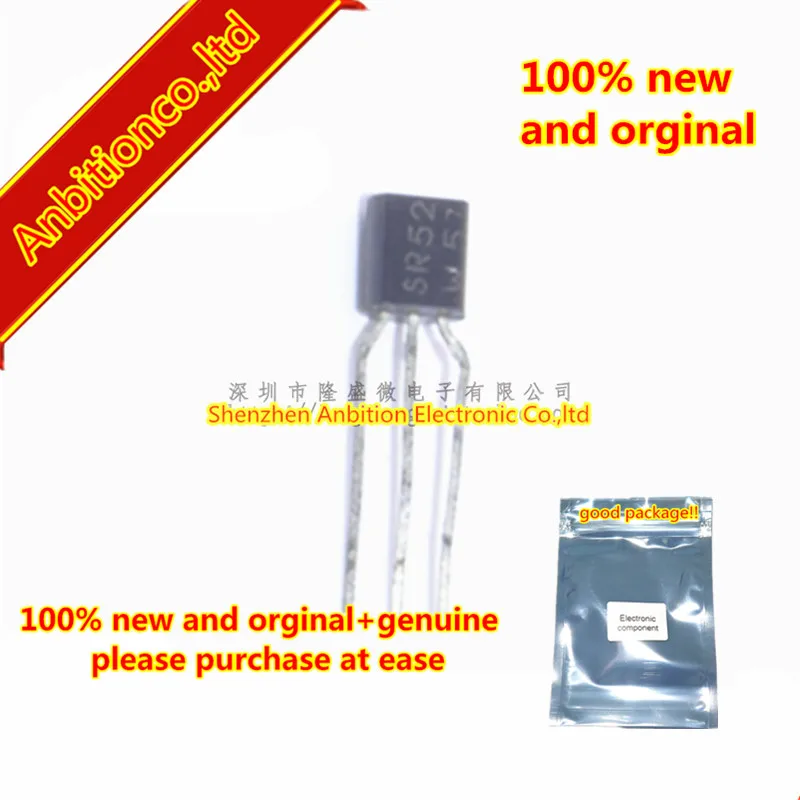 10 шт. 100% новый и оригинальный SR52 BSR52 TO-92 NPN транзистор Дарлингтона в наличии 10 шт. 100% новый и оригинальный SR52 BSR52 TO-92 NPN транзистор Дарлингтона в наличии