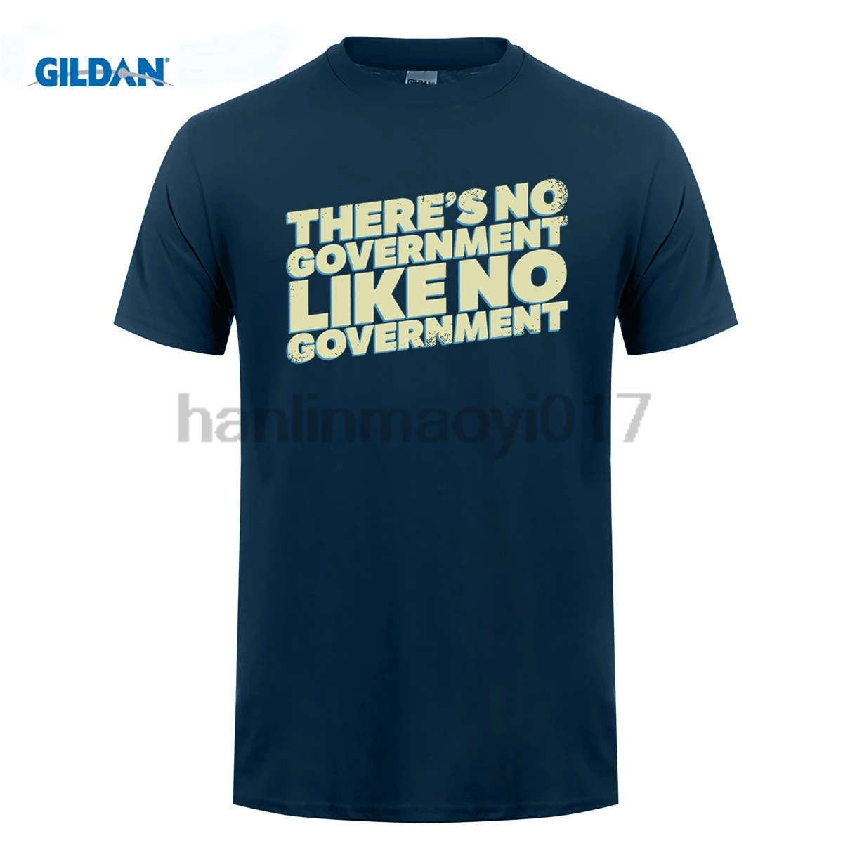 Футболка GILDAN Theres No Government Like Libertarian | Мужская одежда