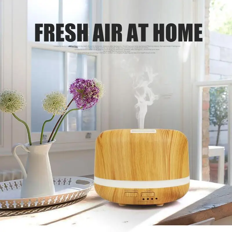 300ml Ultrasonic 7 Color LED Lamp Flashlight Timing Air Humidifier Aromatherapy Essential Oil Mist Aroma Diffuser for Home | Бытовая