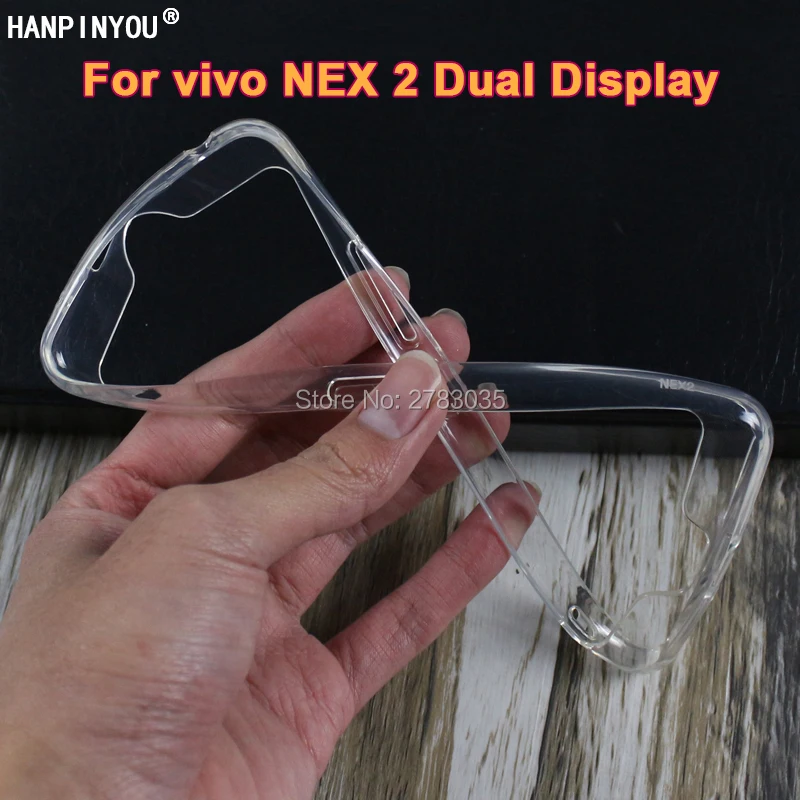 ДЛЯ vivo NEX 2 двойной дисплей 6 39 &quotтонкий кристально чистый прозрачный мягкий ТПУ