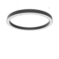 2 x 1 setslot round u shape led strip aluminum profile circle type led aluminium channel profile for suspending lights