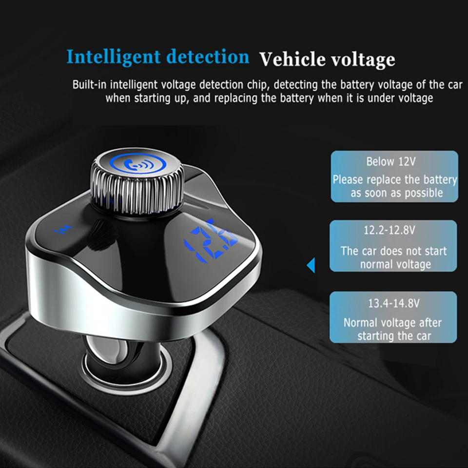 VJOYCAR новый комплект беспроводной связи bluetooth для автомобиля fm передатчик MP3 Handsfree