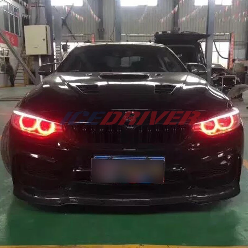 Icedriver для BMW 4 серии ангельские глазки DRL RGB разноцветные Светодиодные доски F32 F33 F36