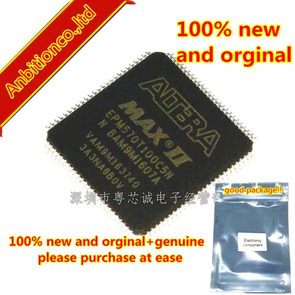 

Новые и оригинальные модели EPM570T100C5N EPM570T100C5 TQFP100, 2 шт., 100%