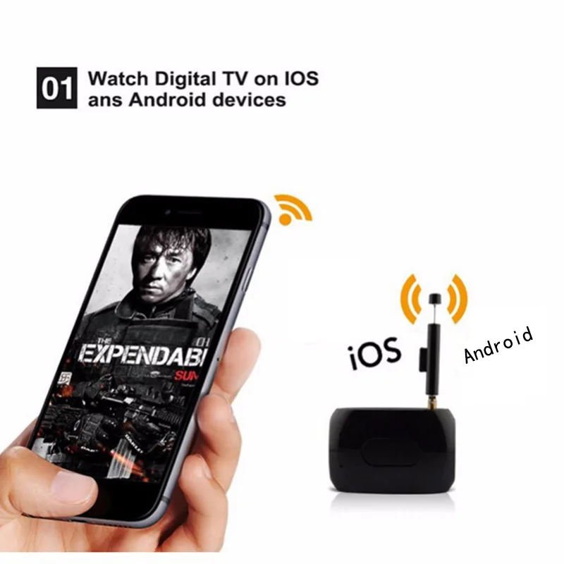 Цифровой беспроводной Dvb T Isdb Wifi Full Seg Dtv Link Live In ТВ тюнер приемник для Android Ios