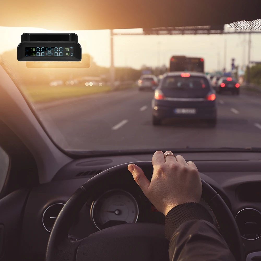 Прямоугольник C260 TPMS шин Давление мониторинга Системы Солнечный в реальном