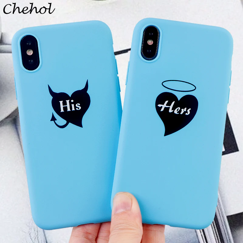 Couple Phone Cases for IPhone X XS MAX XR 8 7 6 S Plus Case Fashion Shell Soft Silicone Fitted Mobile Covers Accessories |
