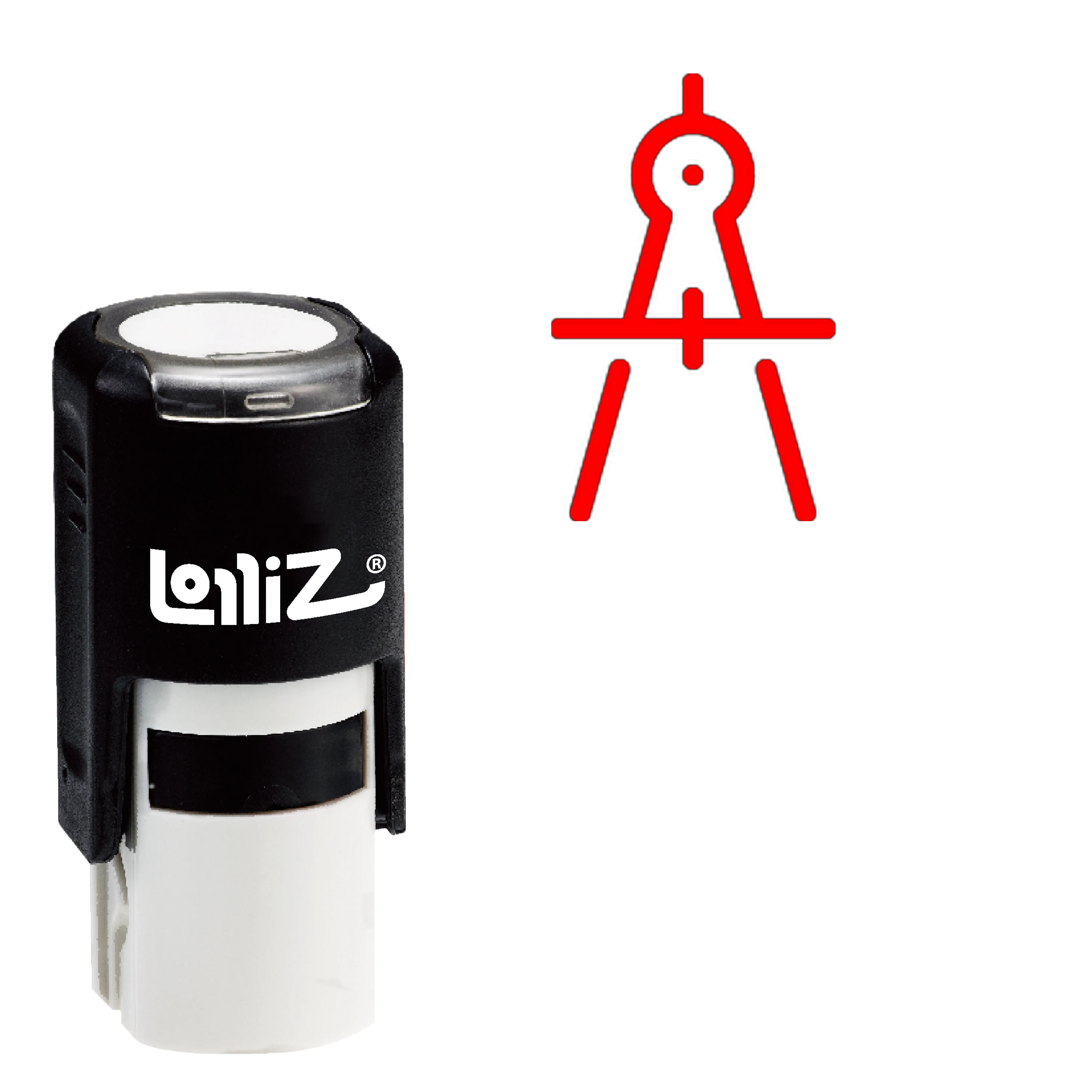 

Резиновый штамп-Компас леденцов с саморассеиванием-серия современных символов