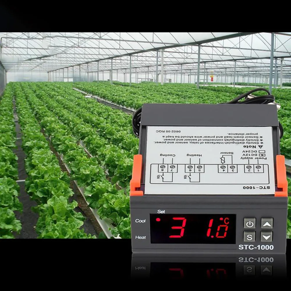 

AC 110V 220V 12V 24V Digital Temperature Humidity Controller Home Fridge Thermostat Thermometer Hygrometer