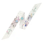 Новинка 2019, уникальная двухсторонняя саржевая повязка для волос серии Tarot с ручкой, имитация ленты, женские шарфы, хиджаб, бандана для женщин