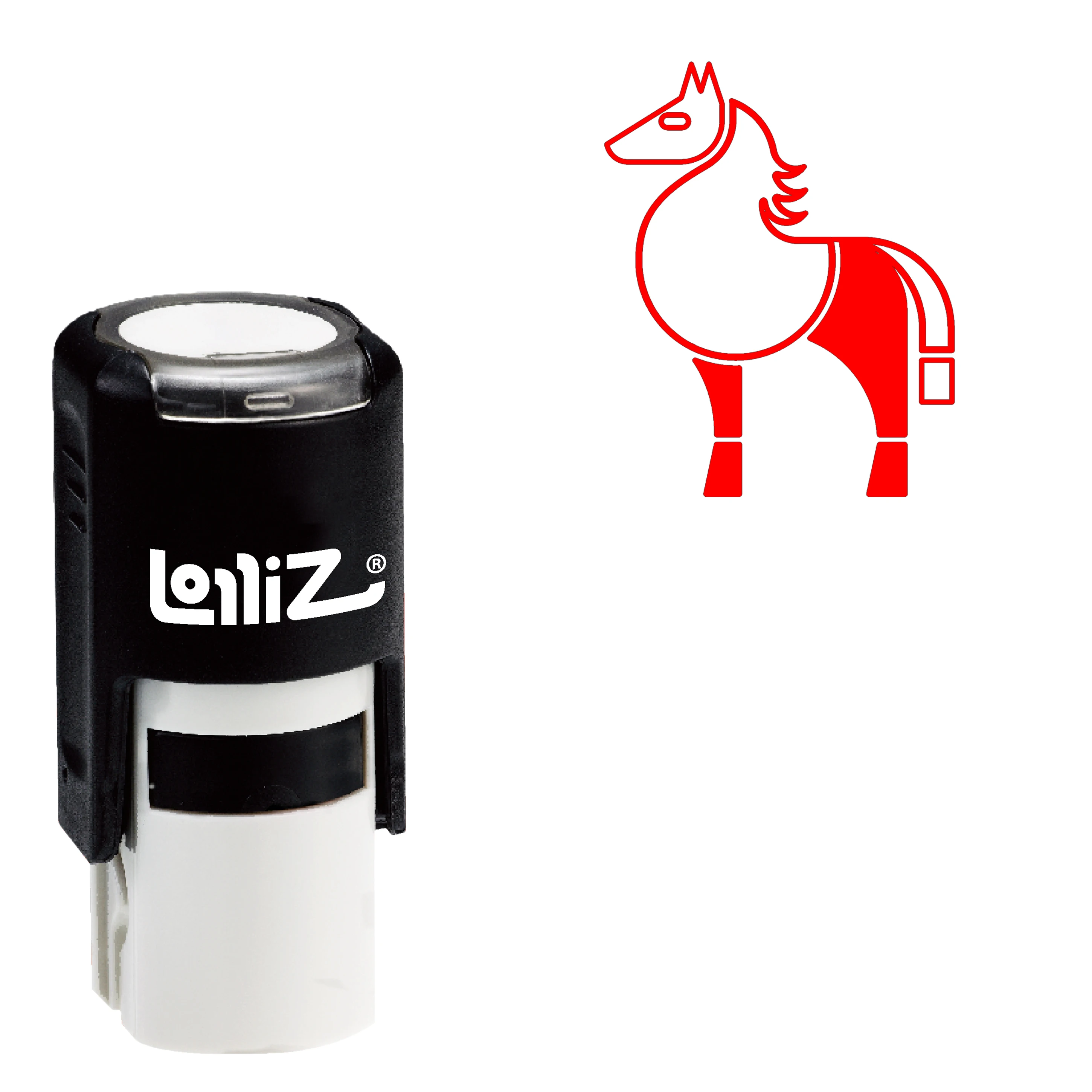 

LolliZ биоморфный символ животных серия Дизайн #26 самозатачивающийся резиновый штамп