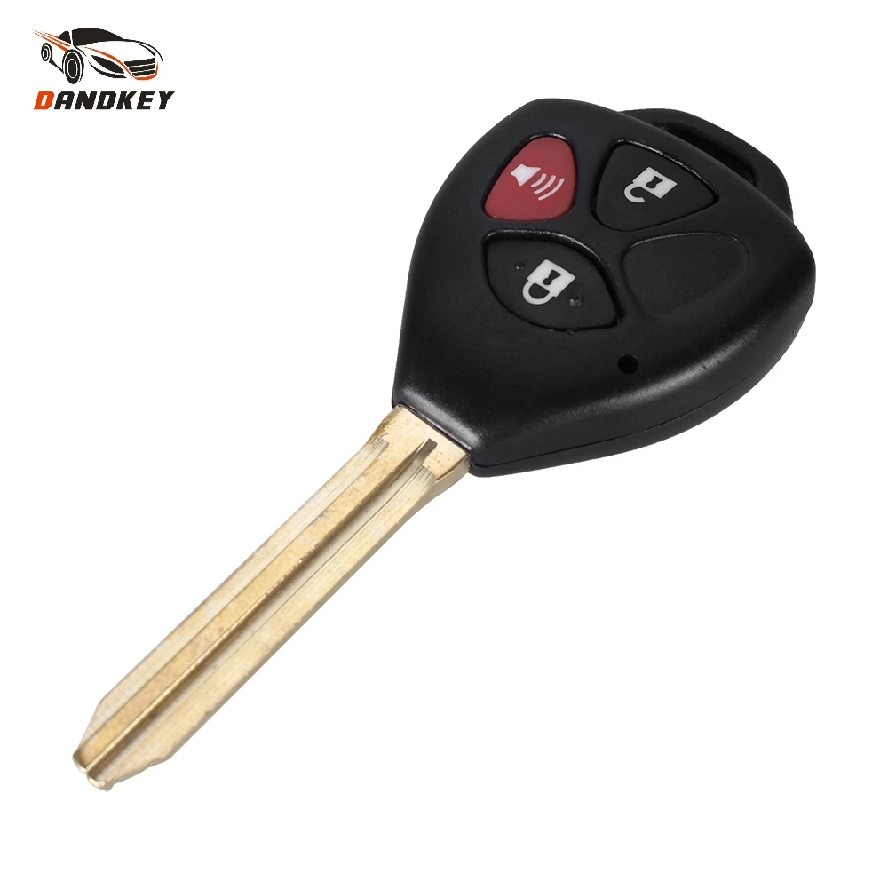 Чехол Dandkey для дистанционного ключа Сменный Toyota RAV4 Yaris Venza Scion tC/xA/xB/xC с 3