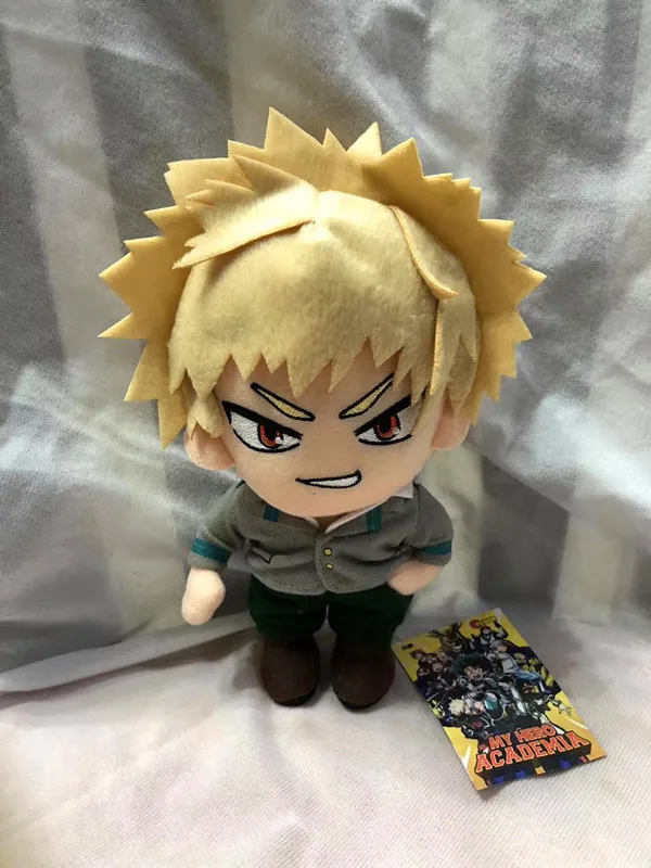 Фигурки героев аниме Моя геройская Академия 20 см Izuku Midoriya Katsuki Bakugou Shouto Todoroki мягкие
