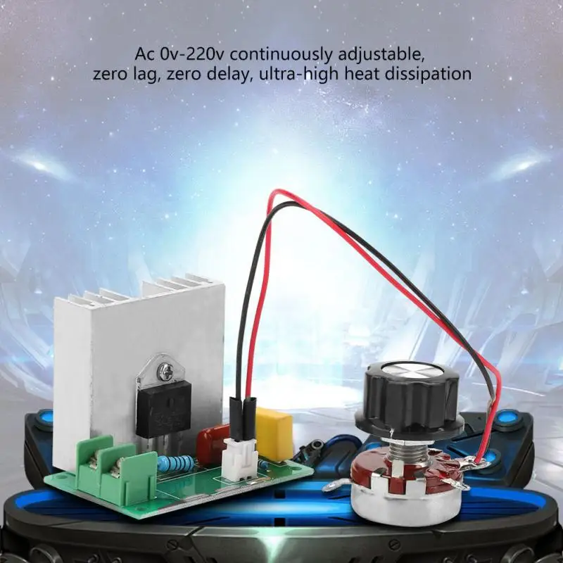 Регулятор скорости двигателя AC 0 220 В 4000 Вт 40 А|Контроллер двигателя| |