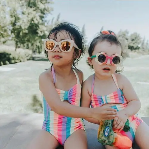 Rainbow Toddler Kids Baby Girl Swimsuit Bikini Swimwear Bathing Suit Beachwear | Спорт и развлечения