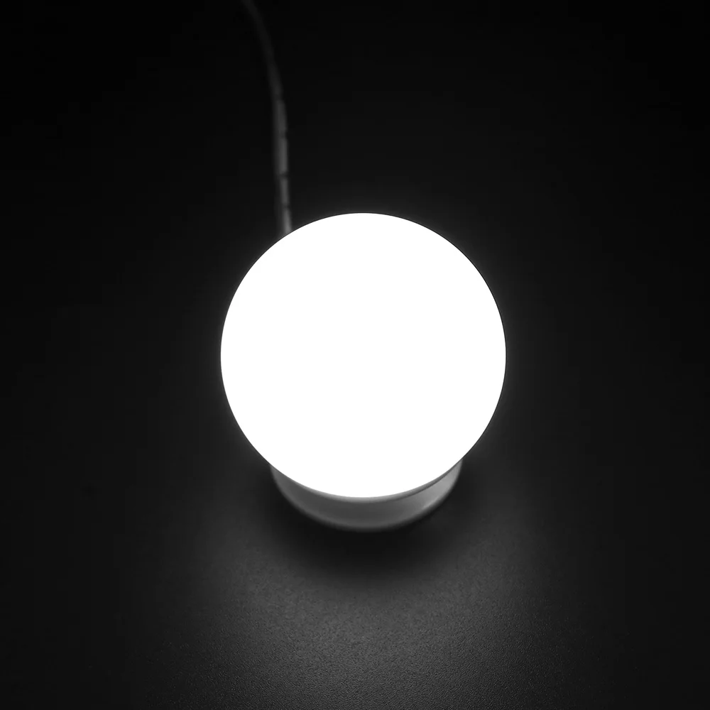 

LED Vanity Mirror Lights Kit USB Powered Hollywood Style Dimmable Bulbs Makeup Lighting Fixture Strip Make-Up Dressing Table