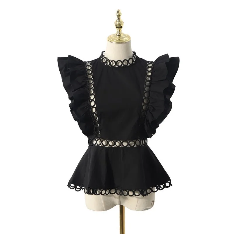 [MENKAY] элегантный стенд Выдалбливают женские топы для летних вечеринок Cami Топы