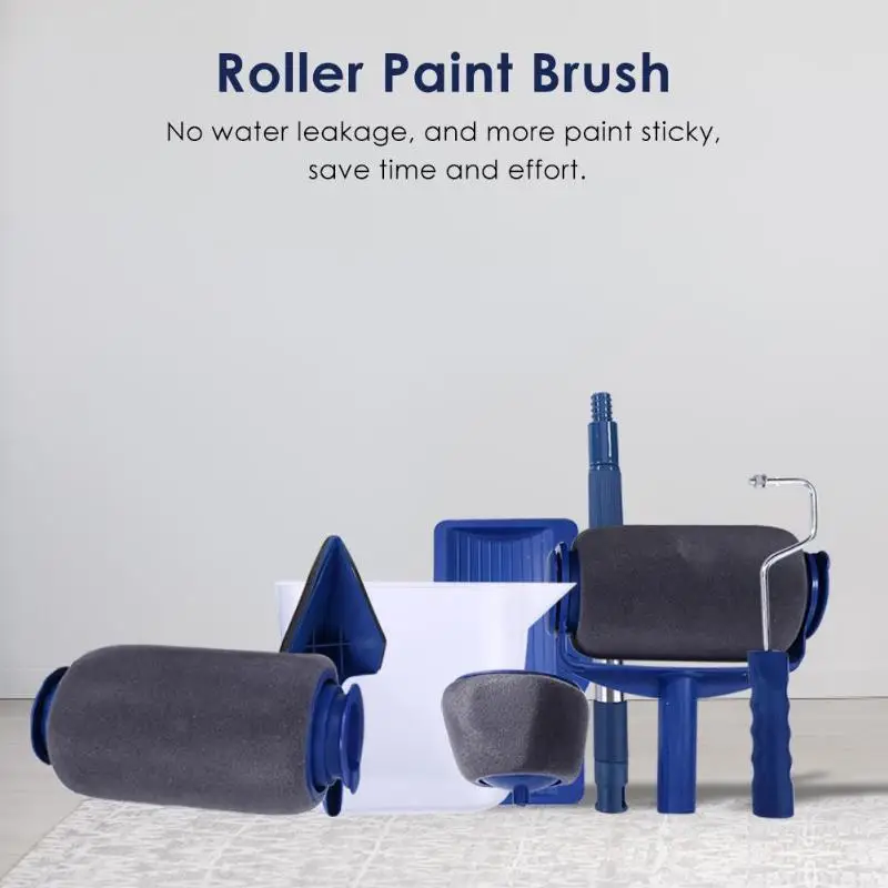 3/5/6/7/8 PCS Paint Roller Multifunctional Household Use Wall Decorative Brush Tool Painting Brushes Set | Обустройство дома
