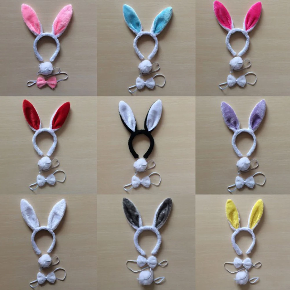 

2019 fashion Adult Children cute and comfortable Hairband Rabbit Ear Headband Hairband Hair Accessories