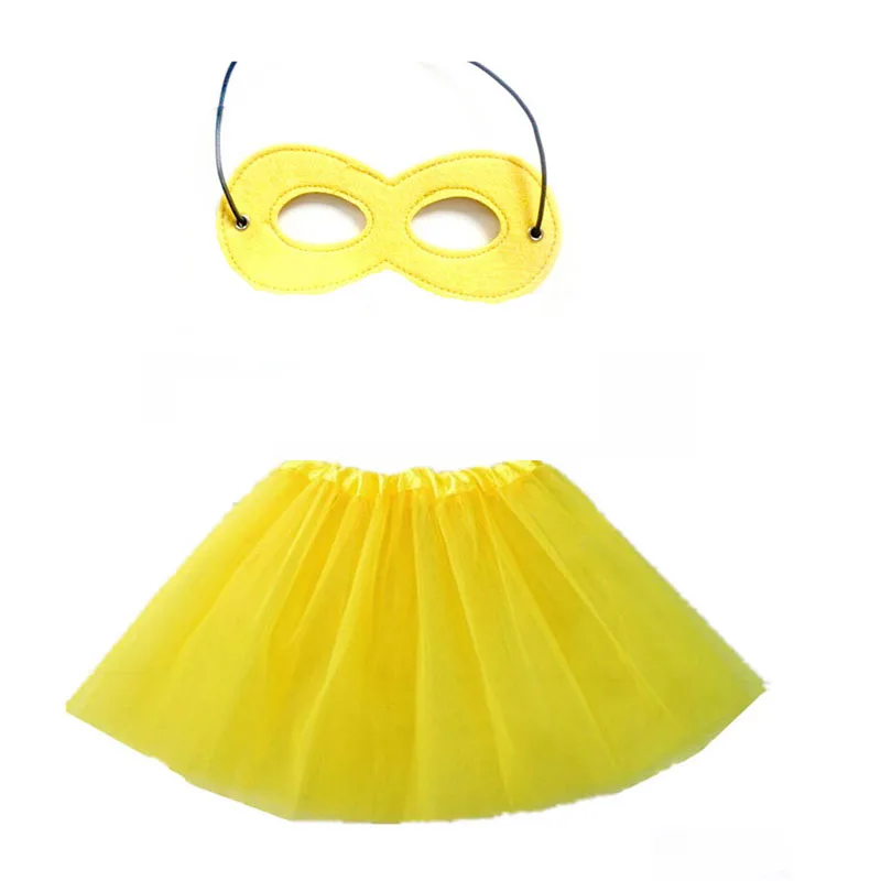 Tutu Skirt with Eye Mask Princess Cosplay Birthday Party Props Halloween Costume For Kids Children Girl Christmas|Костюмы для