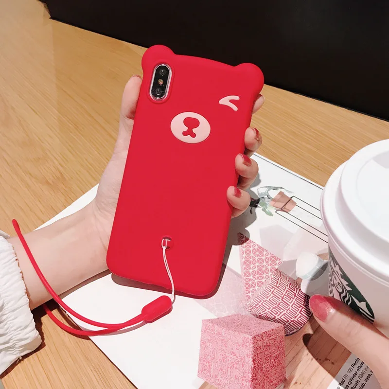 For OPPO R15 Pro R17 Find X Cute Bear Soft Phone Case |