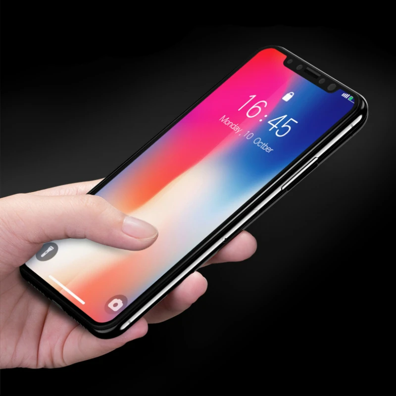 3D изогнутое закаленное стекло для iPhone XS Max XR X 8 Plus 7 6 6S 6Plus 9H защитная пленка из